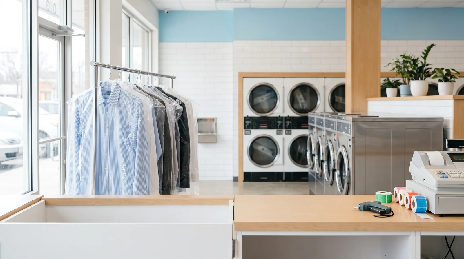 Adding Drop-Off Dry Cleaning to a Laundromat