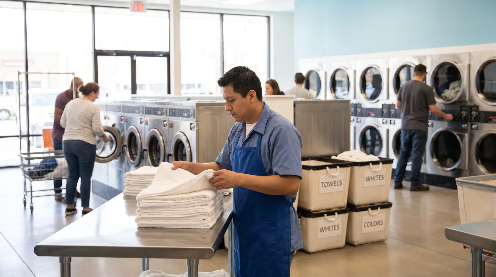How to Add Wash-and-Fold to Your Laundromat
