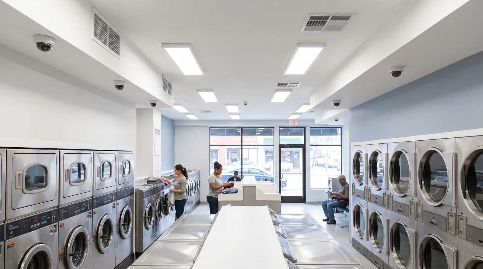 Laundromat Security Cameras and Loss Prevention