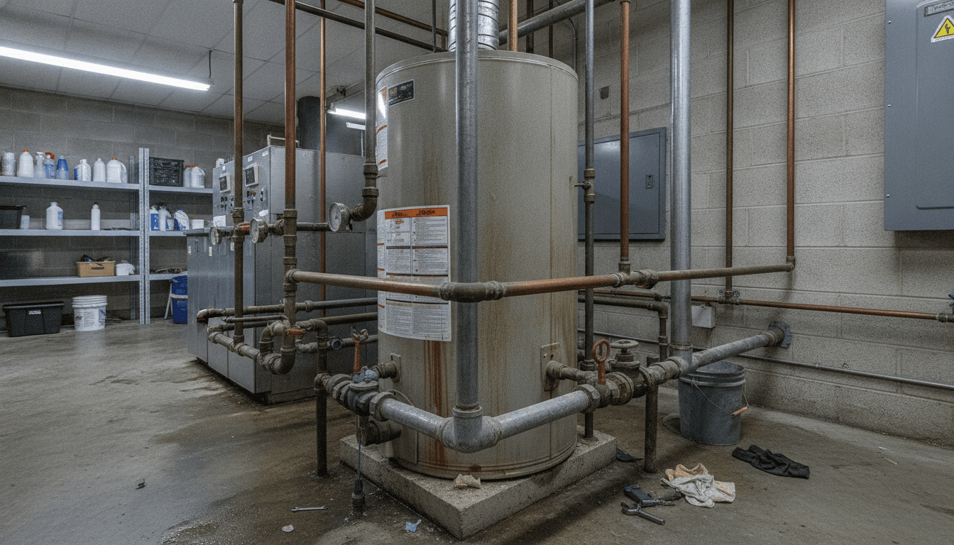 Coins and a maintenance toolkit representing laundromat reserves and repairs